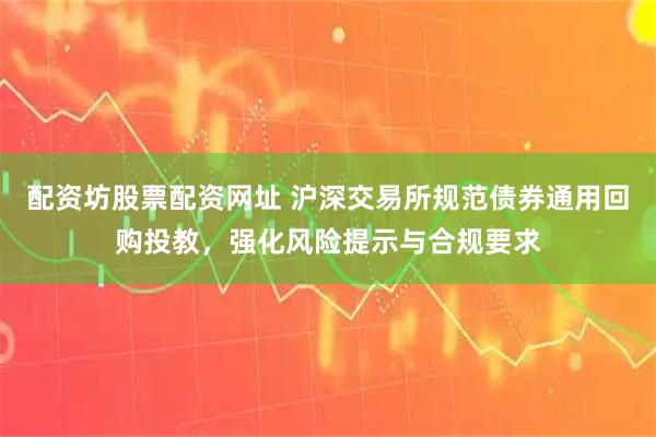 配资坊股票配资网址 沪深交易所规范债券通用回购投教，强化风险提示与合规要求